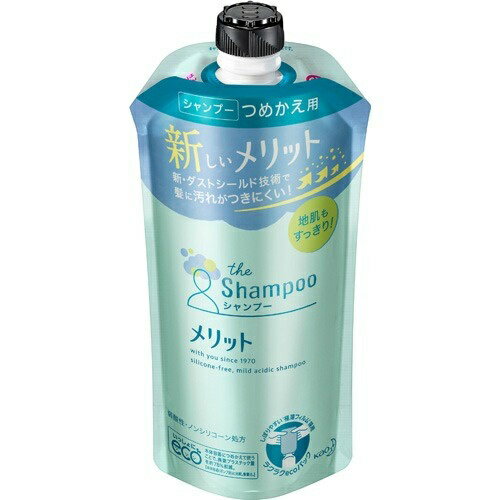 【送料込】 花王 メリット シャンプー つめかえ用 340ml 1個