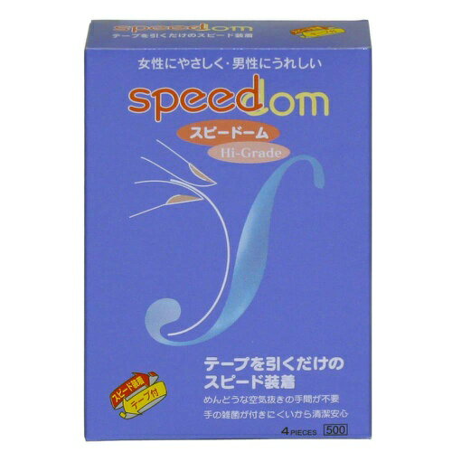 【送料込】 ジャパンメディカル スピードーム500 (Speedom) 4個入 1個