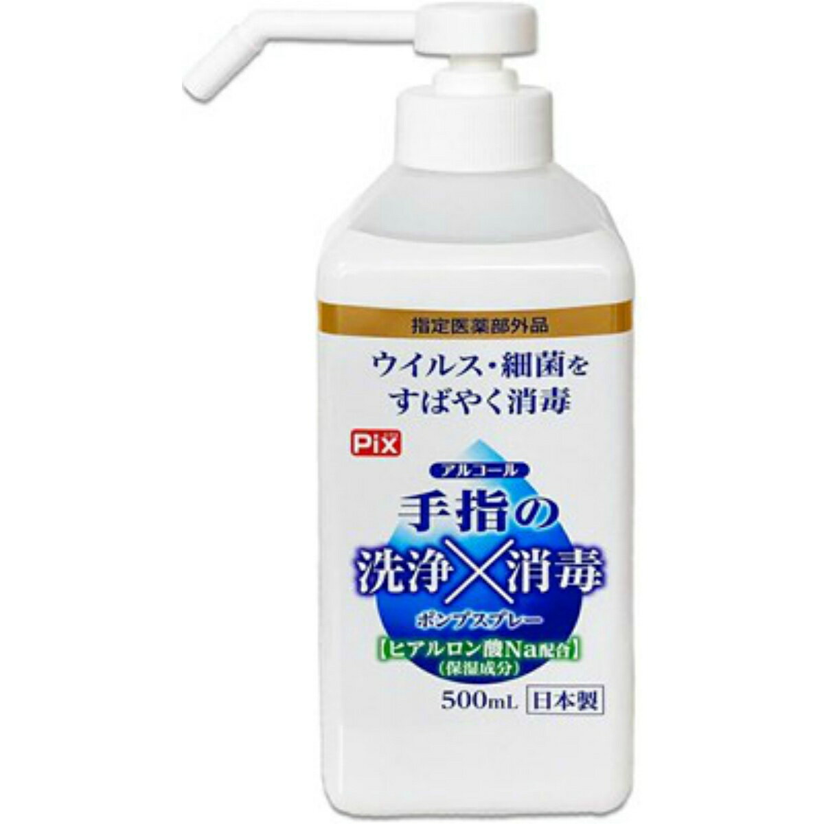 【送料込・まとめ買い×20個セット】ライオンケミカル ピクス 手指の洗浄 消毒 本体 500ml