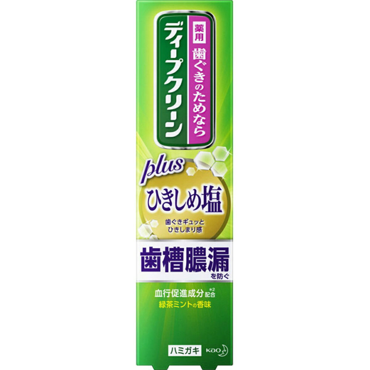 【送料込】 花王 ディープクリーン 薬用ハミガキ ひきしめ塩 100g 1個
