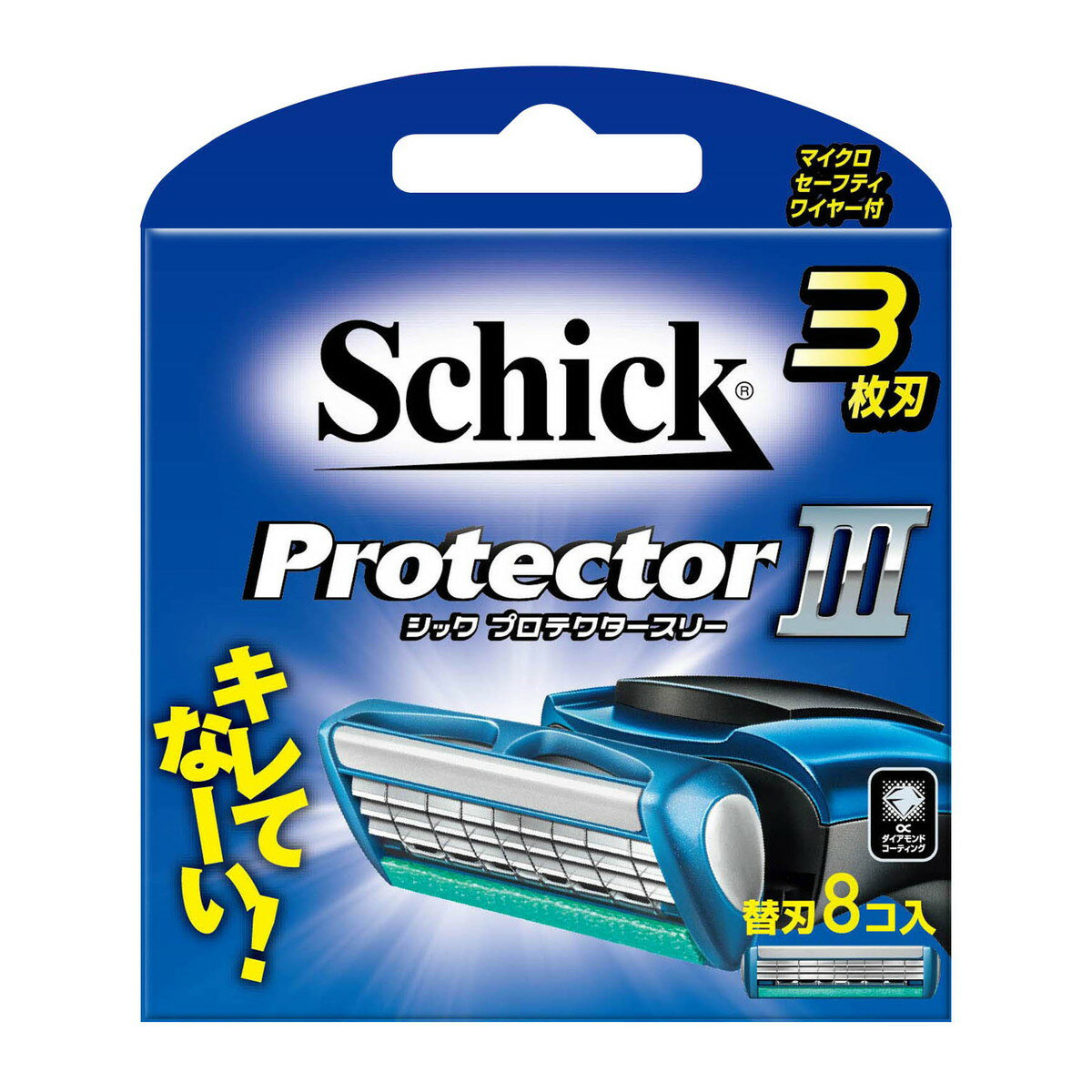 【送料込】シック schick プロテクタースリー 替刃 8個入 1個