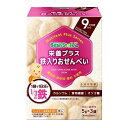 【送料込・まとめ買い×24個セット】雪印ビーンスターク 栄養プラス 鉄入りおせんべい 15g 9カ月頃から