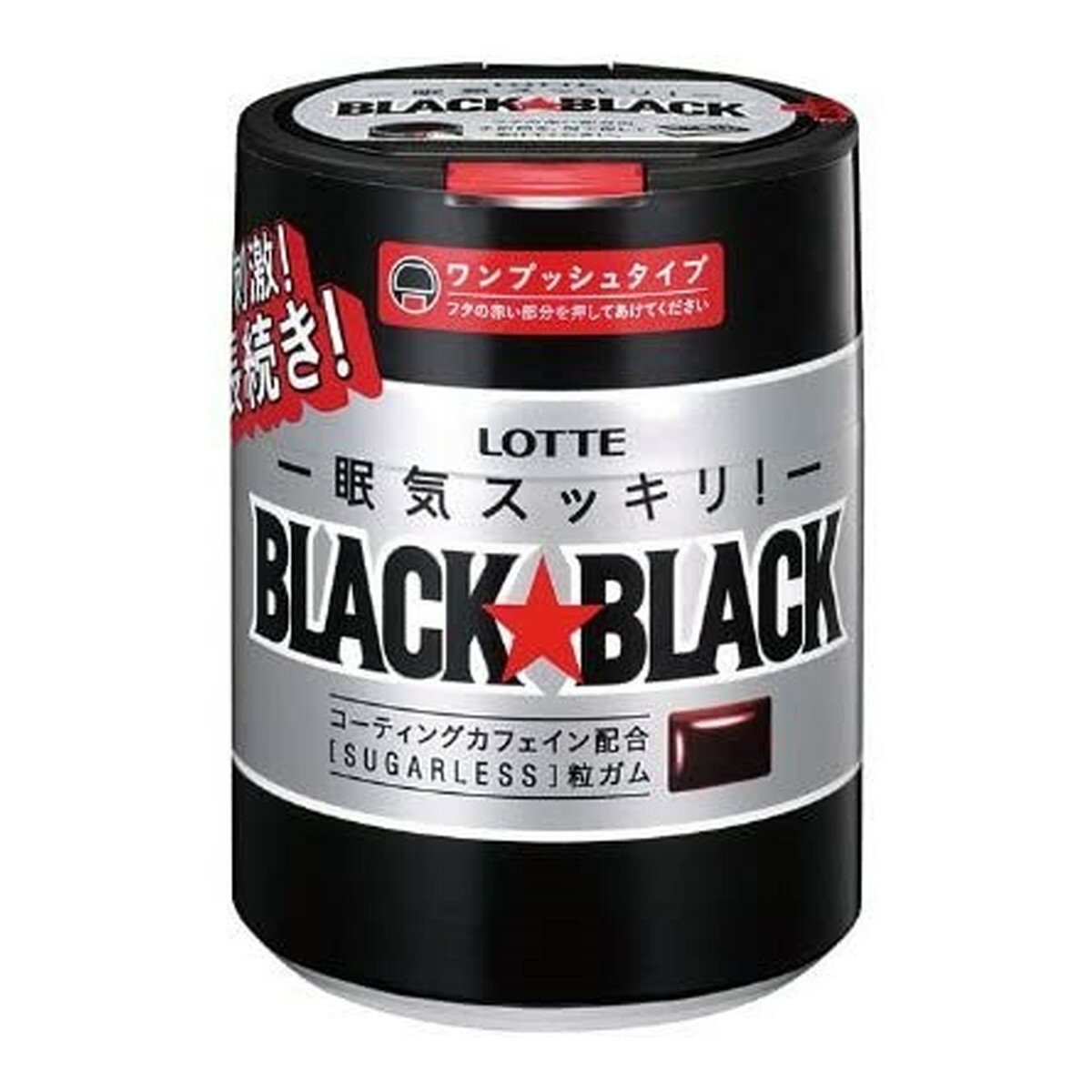 【送料込・まとめ買い×36個セット】ロッテ BLACK BLACK ブラックブラック ワンプッシュボトル 140g