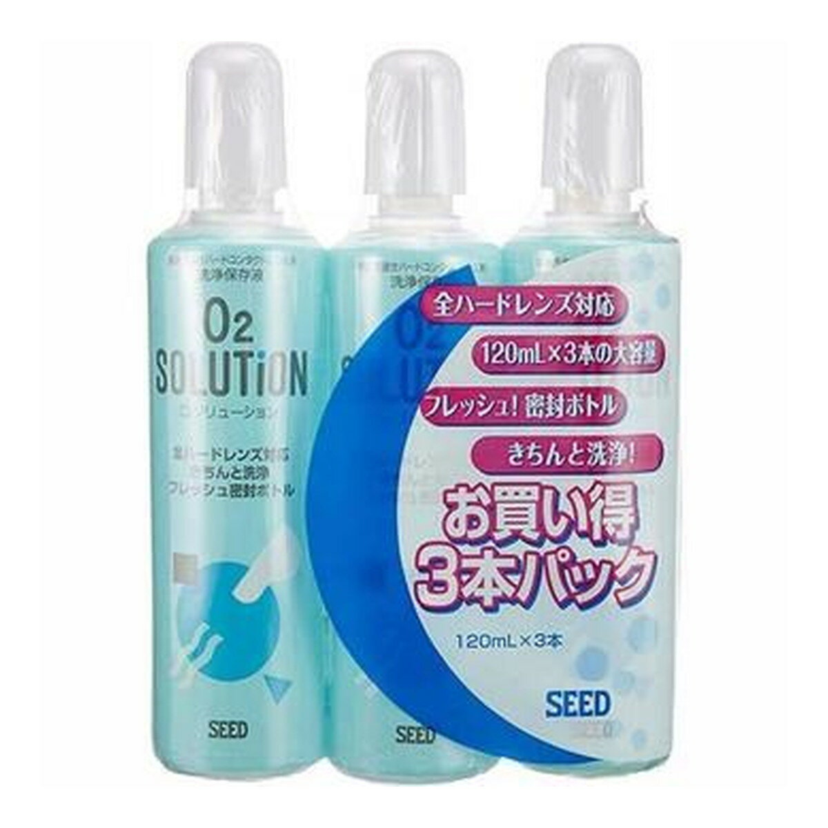 商品名：シード SEED O2ソリューション 120ml×3本入内容量：120ml×3本JANコード：4961243339004発売元、製造元、輸入元又は販売元：シード原産国：日本商品番号：103-4961243339004商品説明シード酸素透過性ハードコンタクトレンズ専用洗浄・保存液です。洗浄後「スーパープロツー」と組合わせて、レンズに付着したタンパク質、脂質などの汚れを保存中に落とします。広告文責：アットライフ株式会社TEL 050-3196-1510 ※商品パッケージは変更の場合あり。メーカー欠品または完売の際、キャンセルをお願いすることがあります。ご了承ください。