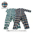 【送料込・まとめ買い×12個セット】萬楽 マンラク 1型 ねまき 冬用 LL ブラウンチェック