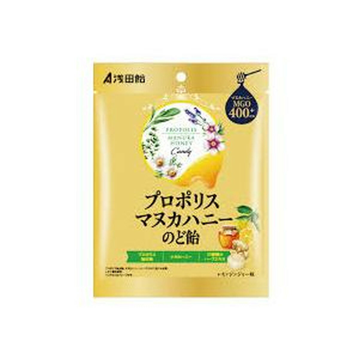 【送料込・まとめ買い×48個セット】浅田飴 プロポリス マヌカハニー のど飴 60g