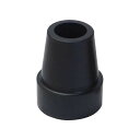 【送料込・まとめ買い×300個セット】介援隊 ゴムチップE 一本杖・伸縮杖用 内径 18mm ブラック