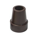 【送料込・まとめ買い×300個セット】介援隊 ゴムチップE 一本杖・伸縮杖用 内径 18mm ブラウン