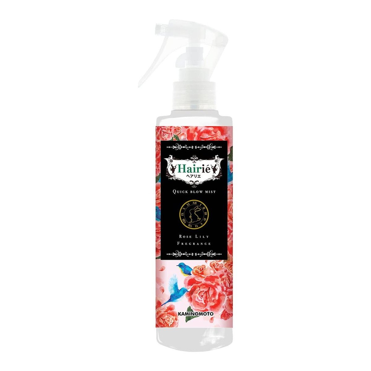 【×4個 配送おまかせ】加美乃素本舗 ヘアリエ クイックブローミスト エレガントなローズ・リリィの香り 180ml