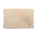 【送料込・まとめ買い×4個セット】オカ 乾度良好Ag+バスマット ベージュ 約50×80cm(3)