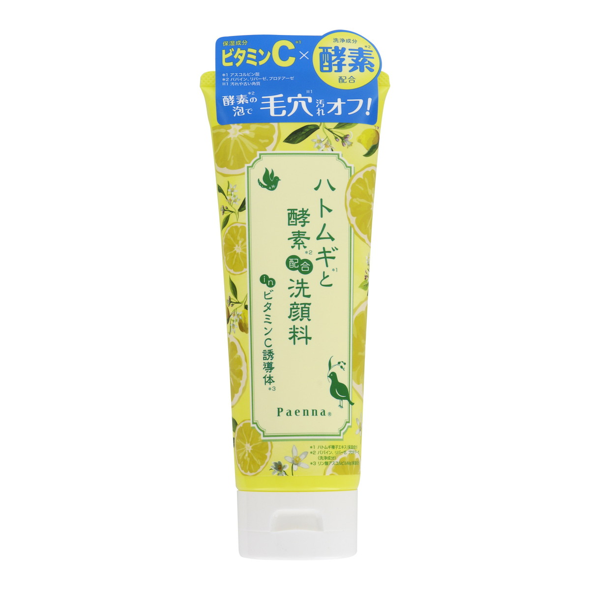 【送料込・まとめ買い×36個セット】イヴ パエンナ ハトムギと酵素配合洗顔料 inビタミンC誘導体 200g