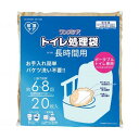 【送料込・まとめ買い×4個セット】総合サービス ワンズケア トイレ処理袋 長時間用 20枚入 ポータブルトイレ専用