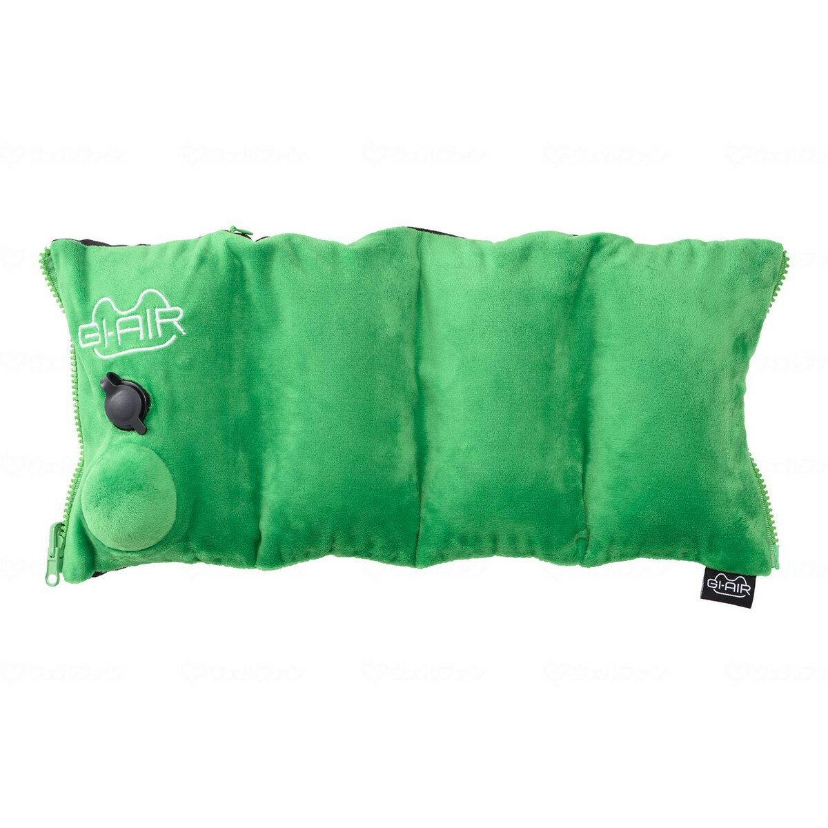 【送料込・まとめ買い×50個セット】ハイ・キューブ GI-AIR NAP ポンプ式 ネックピロー ミントグリーン