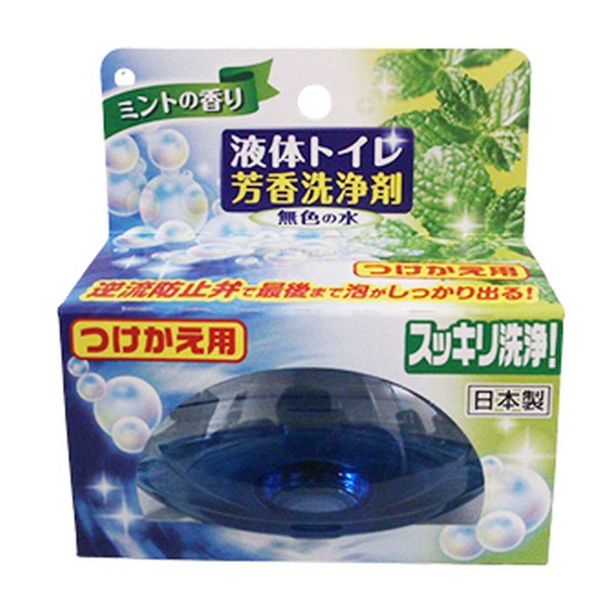 【送料込・まとめ買い×12個セット】リベロ 液体 トイレ芳香洗浄剤 つけかえ用 ミント 80g