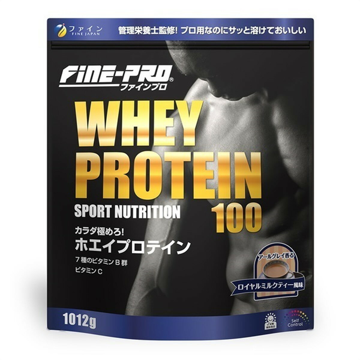 【送料込・まとめ買い×6個セット】ファイン ファインプロ ホエイプロテイン 100 ロイヤルミルクティー風味 1012g