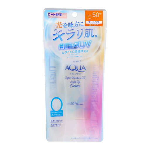 【送料込】ロート製薬 スキンアクア スーパーモイスチャー UV ライトアップ エッセンス SPF50+PA++++ 70g 日やけ止め 1個 【送料込】ロート製薬 スキンアクア スーパーモイスチャー UV ライトアップ エッセンス SPF50+PA++++ 70g 日やけ止め 1個