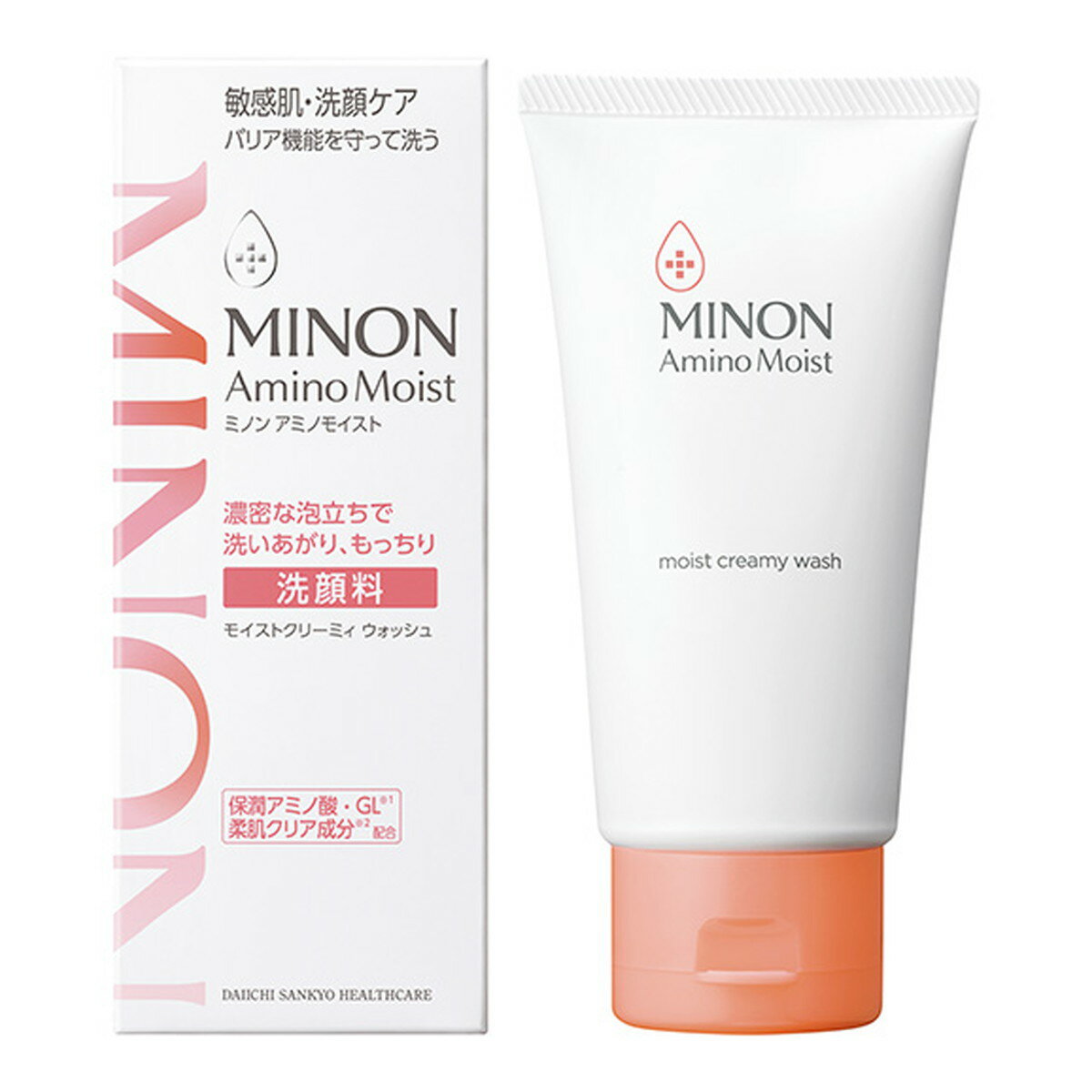 【×3個 配送おまかせ】第一三共ヘルスケア ミノン アミノモイスト モイストクリーミィ ウォッシュ 100g..