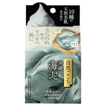 【送料込・まとめ買い×48個セット】牛乳石鹸共進社 自然ごこち 沖縄海泥 洗顔石けん 80ml