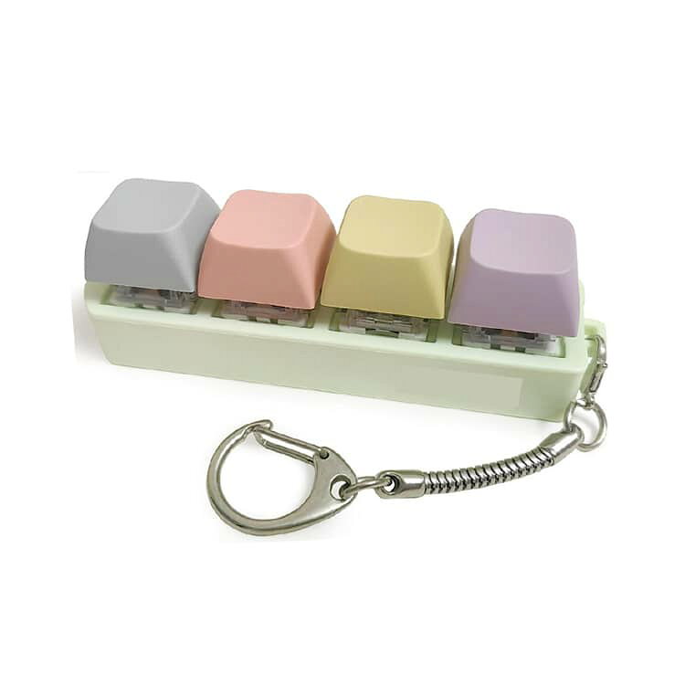フィジット 手遊び グッズ ストレス解消 キーボード フィジェットトイ キーホルダー バッグチャーム 大人 4キー おもちゃ フィジェットキーボード キーホルダー 暇つぶしグッズ 癒しグッズ adhd 大人 子供 プレゼント ギフト atak-10014613 seam 楽天市場店 サンプル画像2
