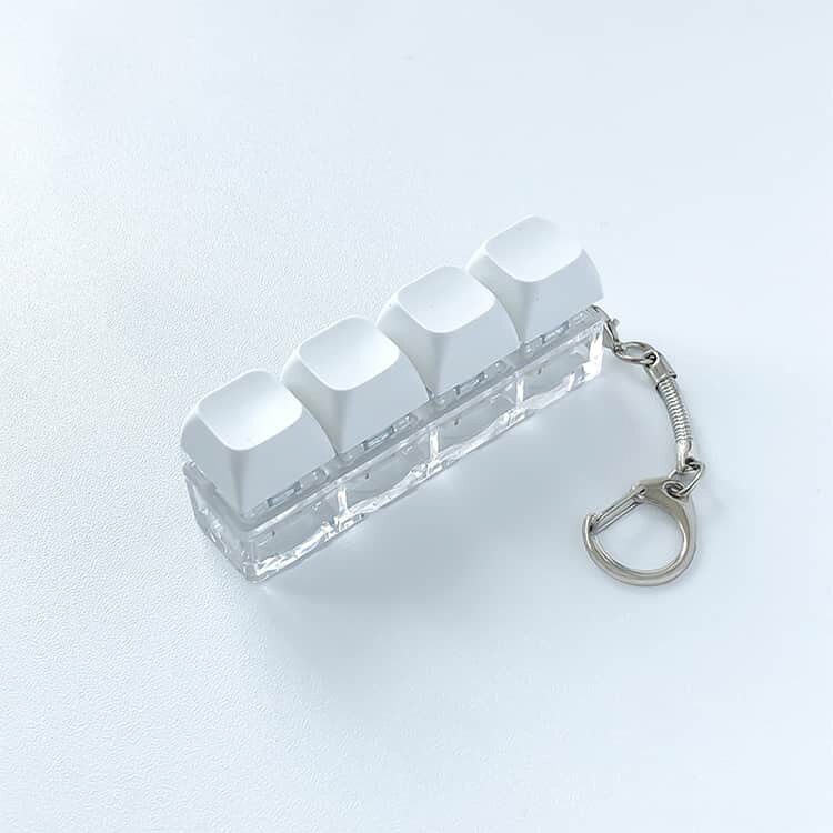 フィジット 手遊び グッズ ストレス解消 キーボード フィジェットトイ キーホルダー バッグチャーム 大人 4キー おもちゃ フィジェットキーボード キーホルダー 暇つぶしグッズ 癒しグッズ adhd 大人 子供 プレゼント ギフト atak-10014613 seam 楽天市場店 サンプル画像3