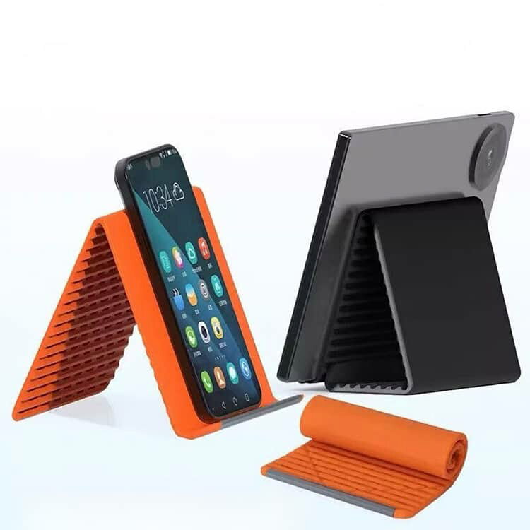 折りたたみ式 携帯スタンド 変形 自由曲げ タブレット フレキシブル スマホスタンド 百変 角度調節 シリコン製 デスク用 動画視聴 放熱性 多機能 ライブ配信 リモートワーク コンパクト 軽量 携帯便利 マルチユース アイデア雑貨 atak-10014147 seam 楽天市場店 サンプル画像2
