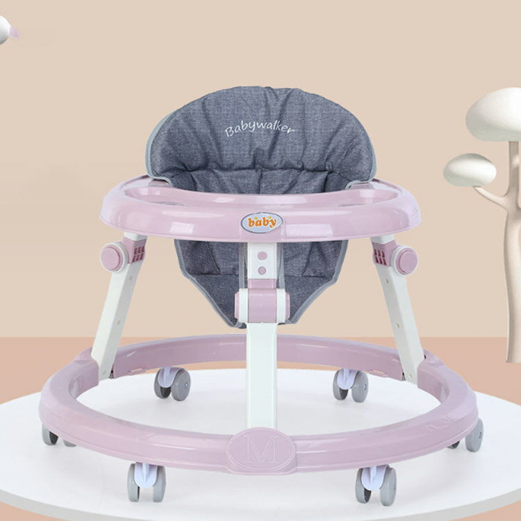 赤ちゃん 歩行器 ベビーウォーカー スタンダード 丸型歩行器 折りたたみ 7ヶ月から...