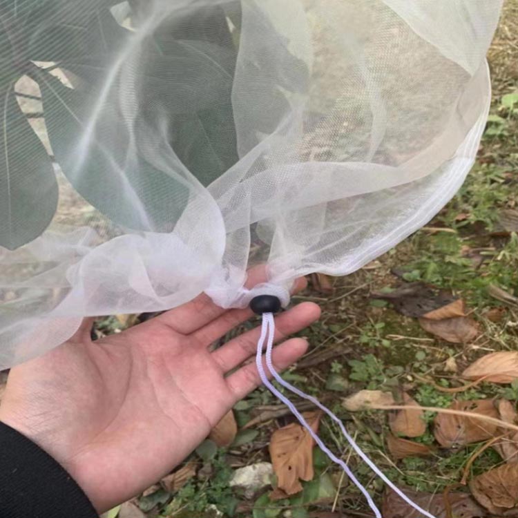 植物保護カバー ジッパー付き 防虫ネット ファスナー付き 植物保護袋 虫害対策 野...
