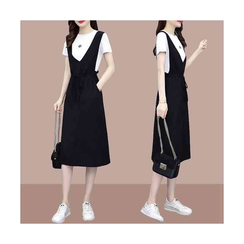 夏 ジャンパースカート ノースリーブ レディース サロペット オールインワン ワンピース おしゃれ 深Vネック 大人 ロング サロペット サロペット きれいめ ジャンスカ 大きいサイズ ジャンパースカート ワンピース Vネック ジャンスカート フレアワンピース 重ね着