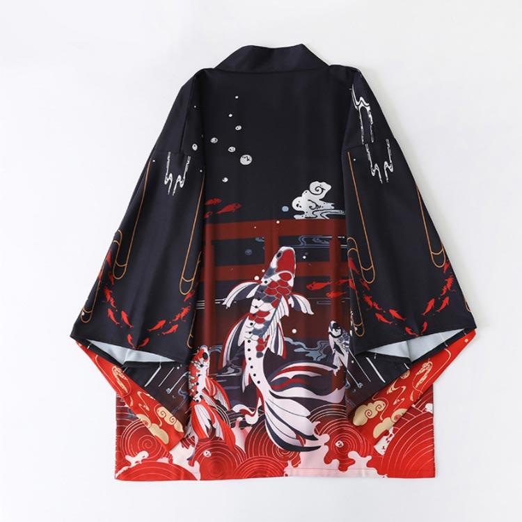 はっぴ 法被 ハッピ 大人 和柄 ハッピ 和装 カーディガン 半纏 浴衣 着物 京都 狐 天狐 大人 レディース 女性 メンズ 男性 ユニセックス 大きいサイズ 寺 神社 羽織り 半纏 はんてん 長半纏 半天 袢天 半被 お祭り よさこい ダンス