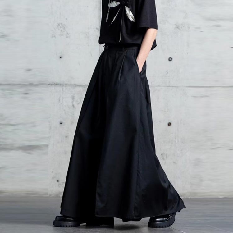 袴パンツ ガウチョパンツ サルエルパンツ 袴 メンズ ワイドパンツ ハカマ パンツ ...