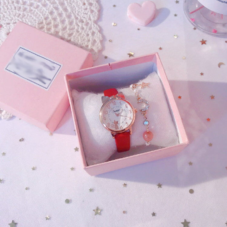 腕時計 時計 キッズ 子供 女の子 ブレスレット付き 防水 子ども かわいい リストウォッチ キッズ腕時計 子供用腕時計 小学生 中学生 キッズウォッチ ギフト プレゼント ジュニア ガールズ おしゃれ 誕生日 ウォッチ 送料無料