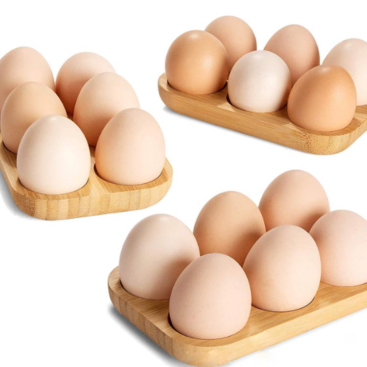 卵ホルダー エッグスタンド 木製エッグラック 卵ボックス 卵収納トレイ 卵トレイ 収納 ボックス 木製 卵入れ 卵ケース 玉子ケース 卵収納 エッグ ラック レストラン ダイニング 無地 ナチュラル キッチン アクセサリー 装飾