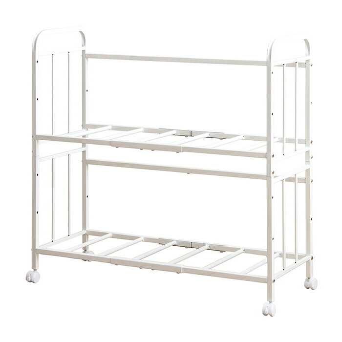 布団収納 ラック 2段 幅104x奥行46x高さ100cm 岩附