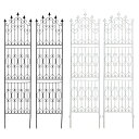 フェンス 組立式 2枚組 アイアンフェンス220 ハイタイプ DF010H-2P 幅530x奥行17x高さ2200mm 住まいスタイル