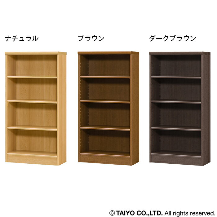 本棚 組立式 エースラック カラーラック AR1260 NC1260 幅59.2x奥行31x高さ117cm 大洋
