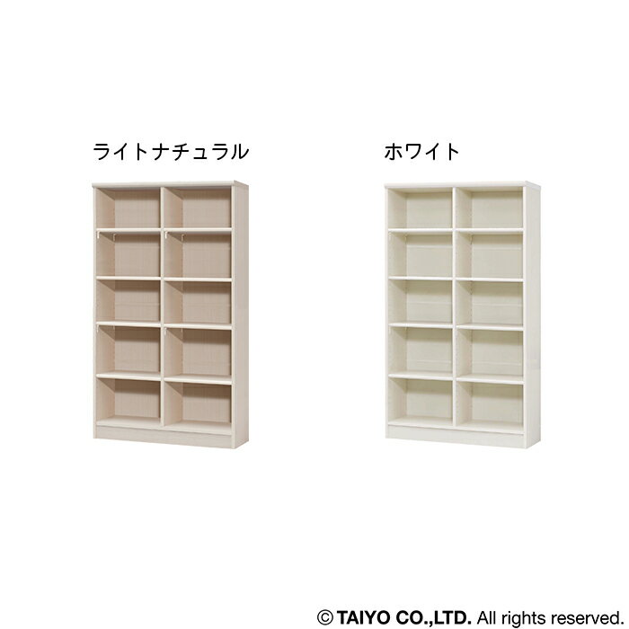 本棚 組立式 エースラック カラーラック AR1590 NC1590 幅86.5x奥行31x高さ149.9cm 大洋 [2]