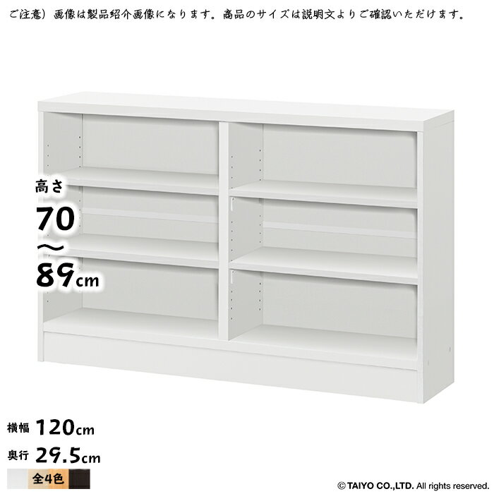 カウンター下 収納 CS 組立式 高さ オーダー 幅木よけ加工 幅120x奥行29.5x高さ70〜89cm 大洋