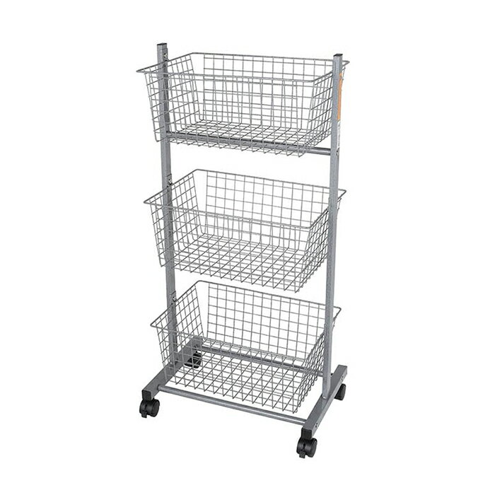 ラック 組立式 WIRE RACK WITH CASTORS 幅445x奥行310x高さ900mm ダルトン