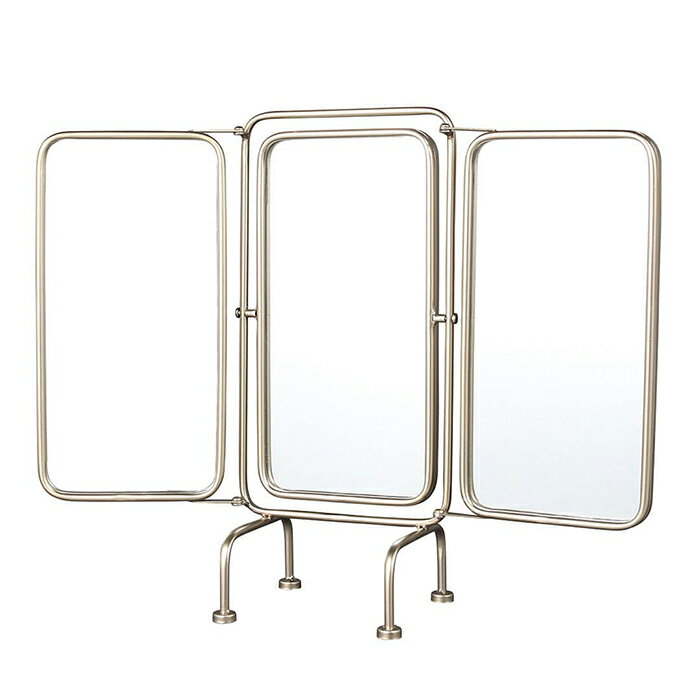 鏡 TABLETOP 3-SIDED MIRROR RNJ-0901 幅585x奥行165x高さ465mm ダルトン