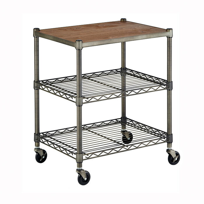 ワゴン 組立式 エレクター ベーシックシリーズ ヴィンテージエディション セット アイテム 幅600x奥行450x高さ730mm エレクター