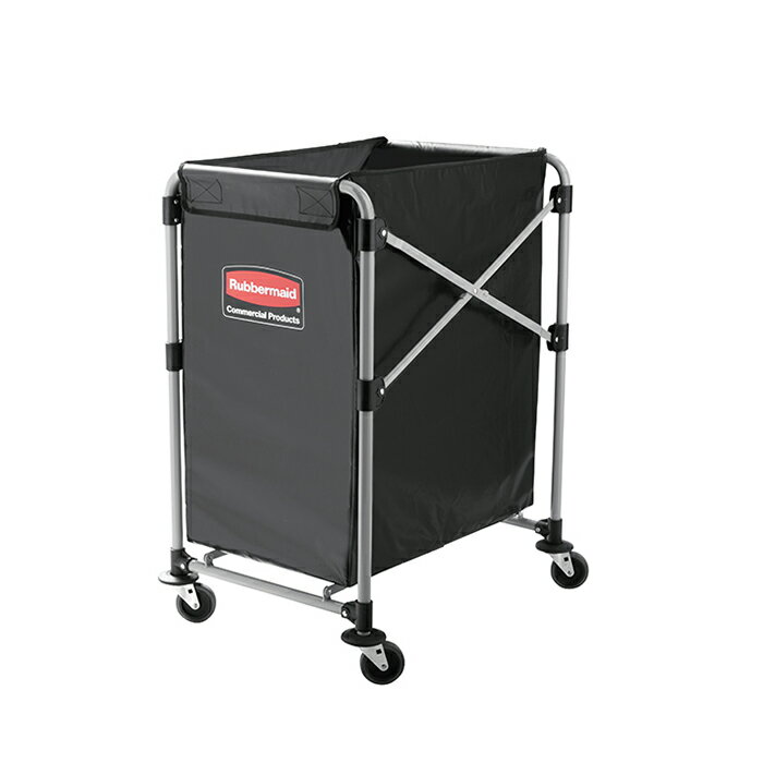 Rakuten - Xカート シングルタイプ 150L RM1881749BK 幅516x奥行612x高さ864mm ラバーメイド