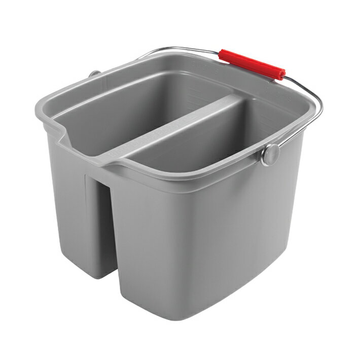 Rakuten - ダブルペール 16.1L RM2617GY 幅371x奥行352x高さ257mm ラバーメイド
