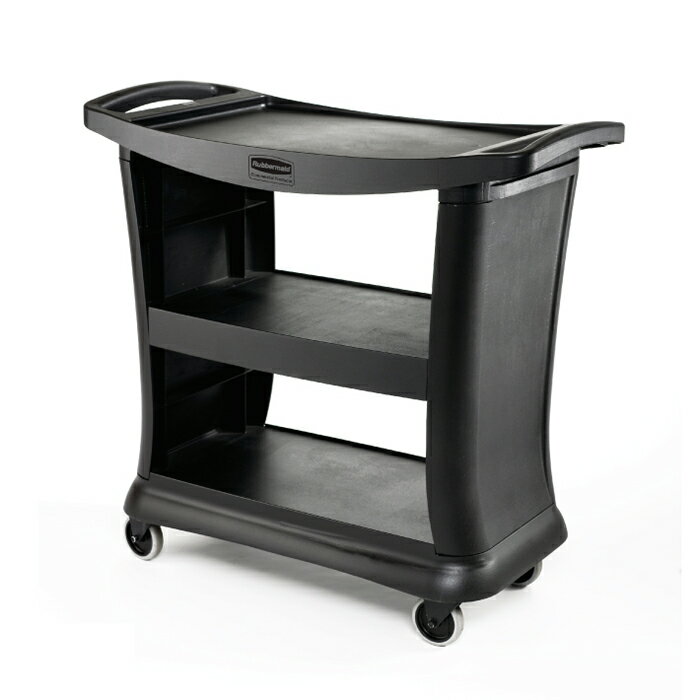 エグゼクティブサービスカート 多目的 万能 RM9T68BK 幅991x奥行533x高さ965mm ラバーメイド