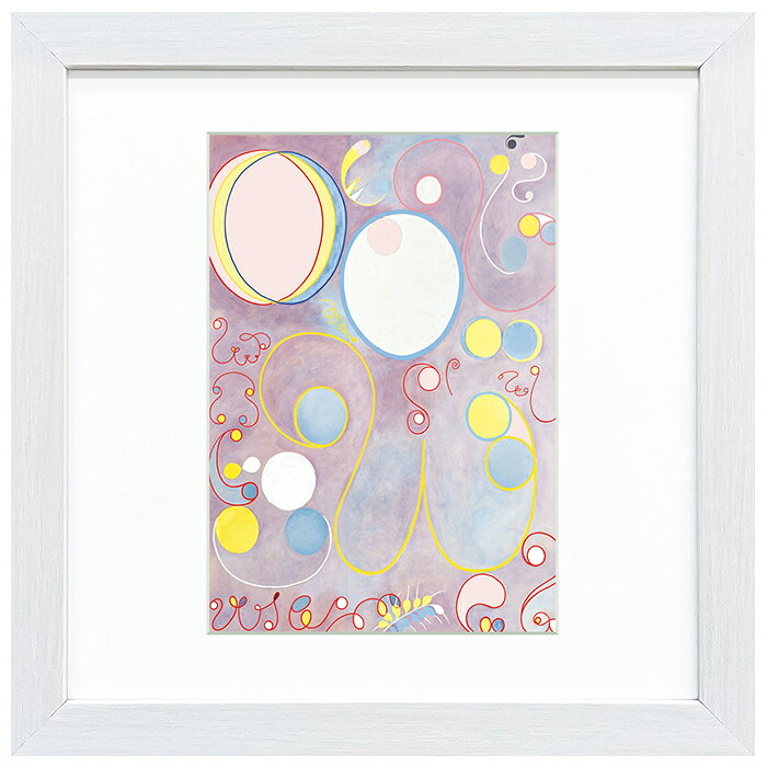 Rakuten - 額絵 The Ten Largest No.8 Adulthood ヒルマ・アフ・クリント 28x28cm 三幸