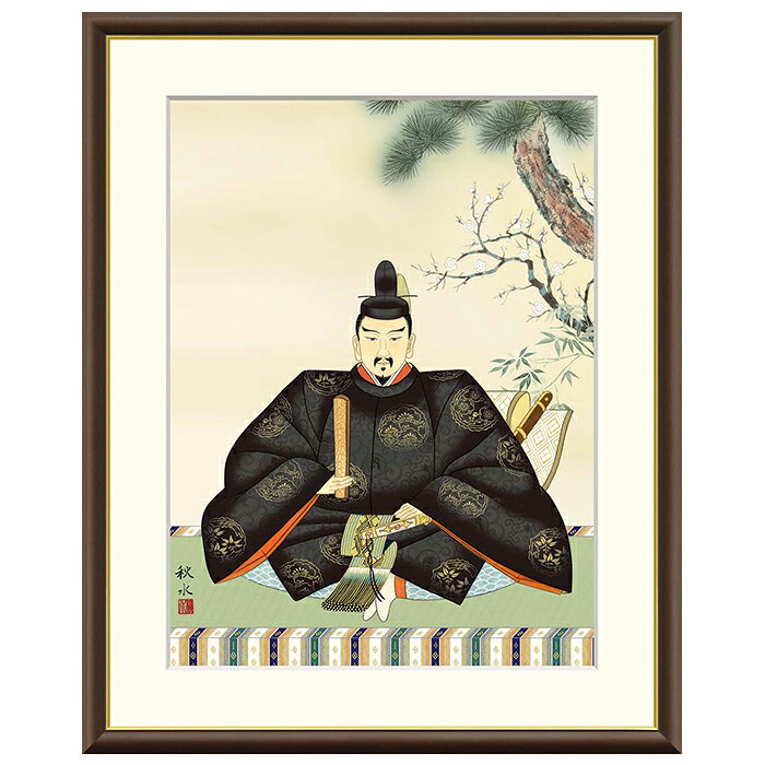 Rakuten - 額絵 天神 浮田秋水 42x34cm 三幸