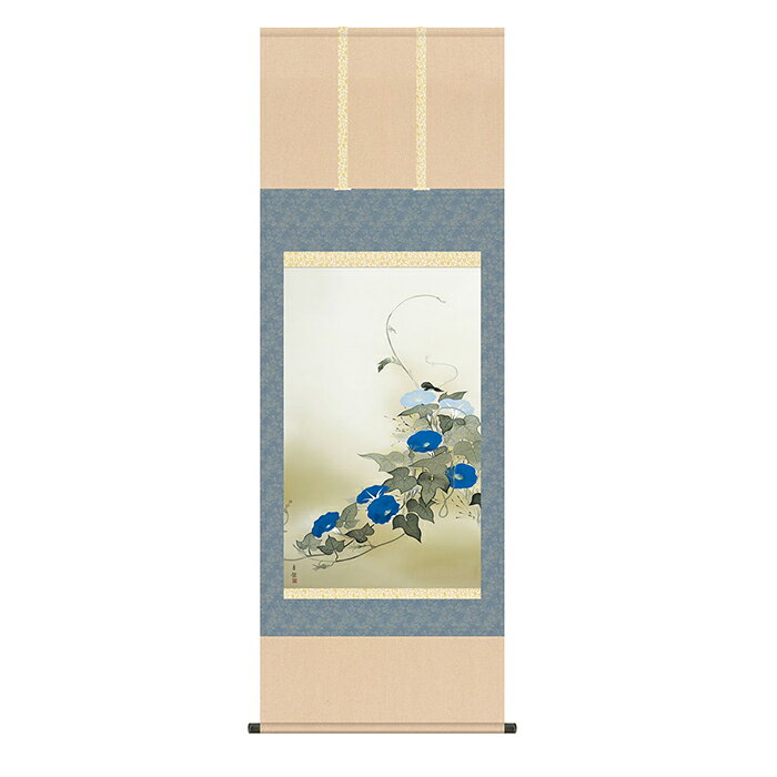 Rakuten - 掛け軸 朝顔 小林古径 54.5x153cm 三幸