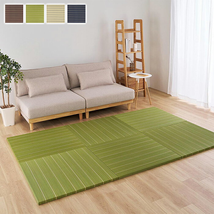 Tatami - い草 置き畳 同色6枚入 凛 82x82cm 萩原