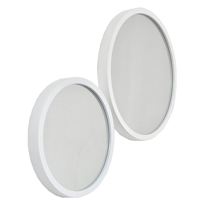 Rakuten - 鏡 セット 壁掛け丸ミラー SET W35 W28 BF DECO BFMI0409 直径28cm 直径35cm B.Bファニシング