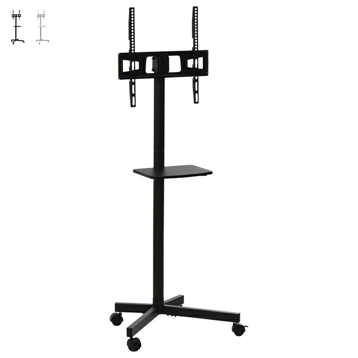 Rakuten - テレビスタンド 組立式 キャスター 棚付き Huit ONTV0362 幅625x奥行485x高さ1430mm B.Bファニシング