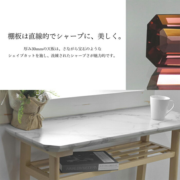 カウンターテーブル 組立式 COLLET COHT-90 幅900x奥行330x高さ980mm B.Bファニシング [2]